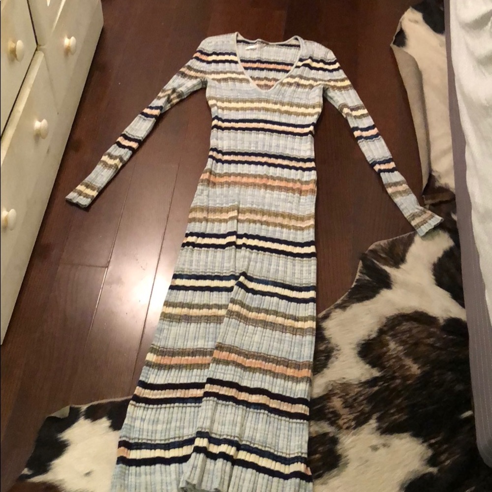 Free people striped sweater dress